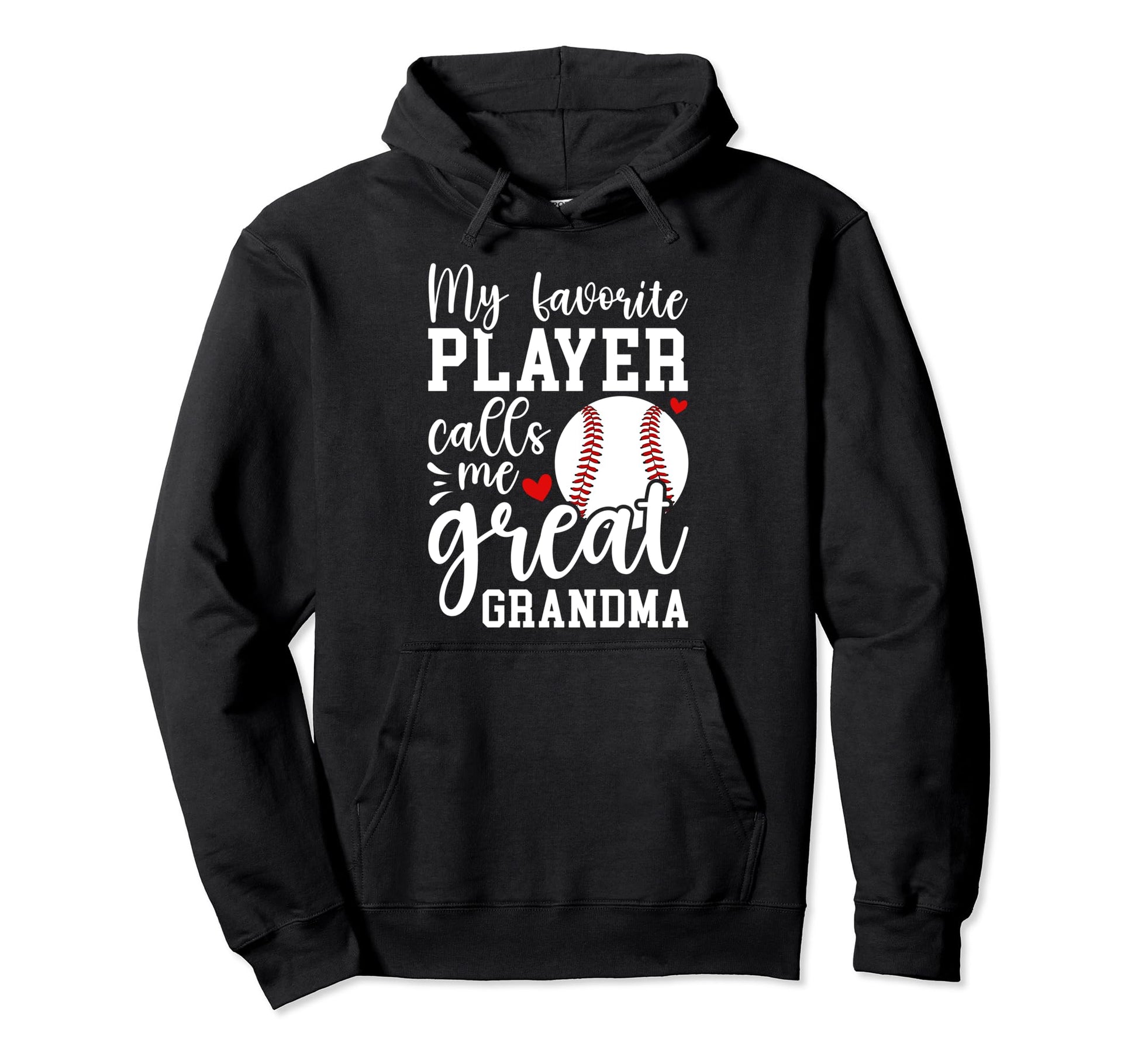 Baseball Great Grandma Proud Baseball Hoodie - Minimalist Print Men Women - T-Shirt, Sweatshirt, Hoodie