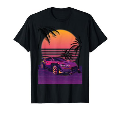 Aesthetic Synthwave Retrowave T-Shirt - Streetwear Style for Adults - T-Shirt, Sweatshirt, Hoodie