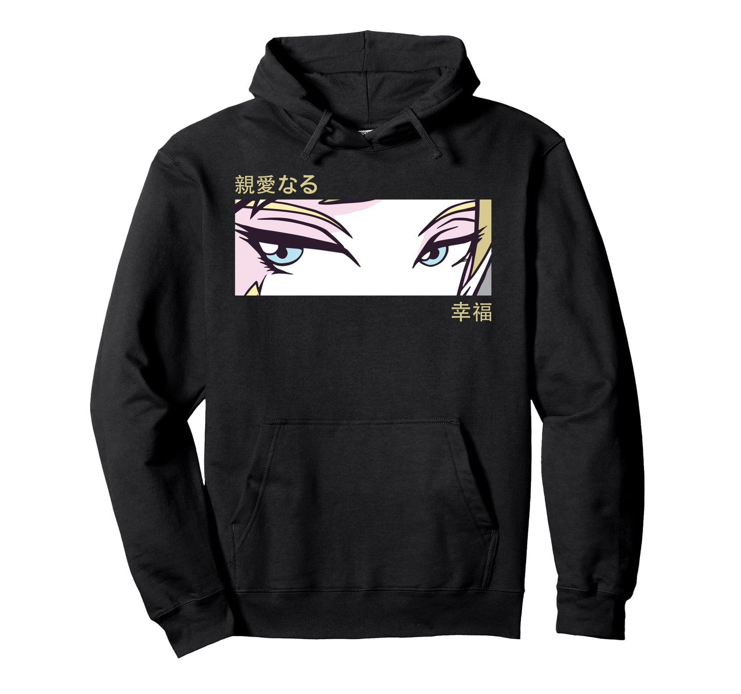 Anime Eyes Japan Culture Art Japanese Hoodie - Graphic Print Unisex - T-Shirt, Sweatshirt, Hoodie