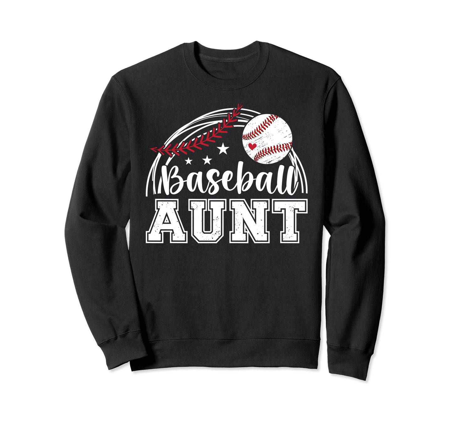 Baseball Aunt Proud Auntie Baseball Sweatshirt - Novelty Apparel Men Women - T-Shirt, Sweatshirt, Hoodie