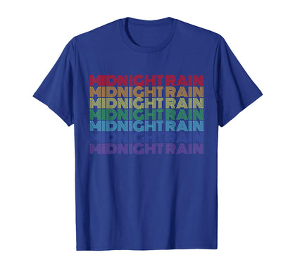 Midnight Rain Rainbow Gift Music T-Shirt - Casual Everyday Wear for Adults - T-Shirt, Sweatshirt, Hoodie