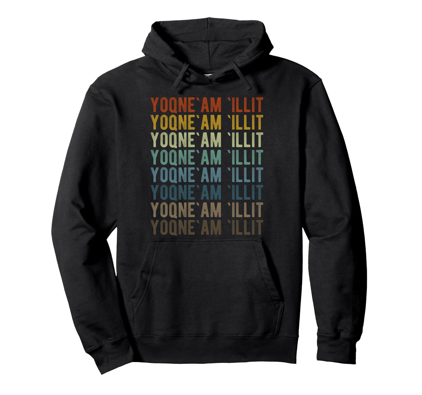 Yoqneam Illit City Israel Hoodie - Graphic Print Men Women - T-Shirt, Sweatshirt, Hoodie