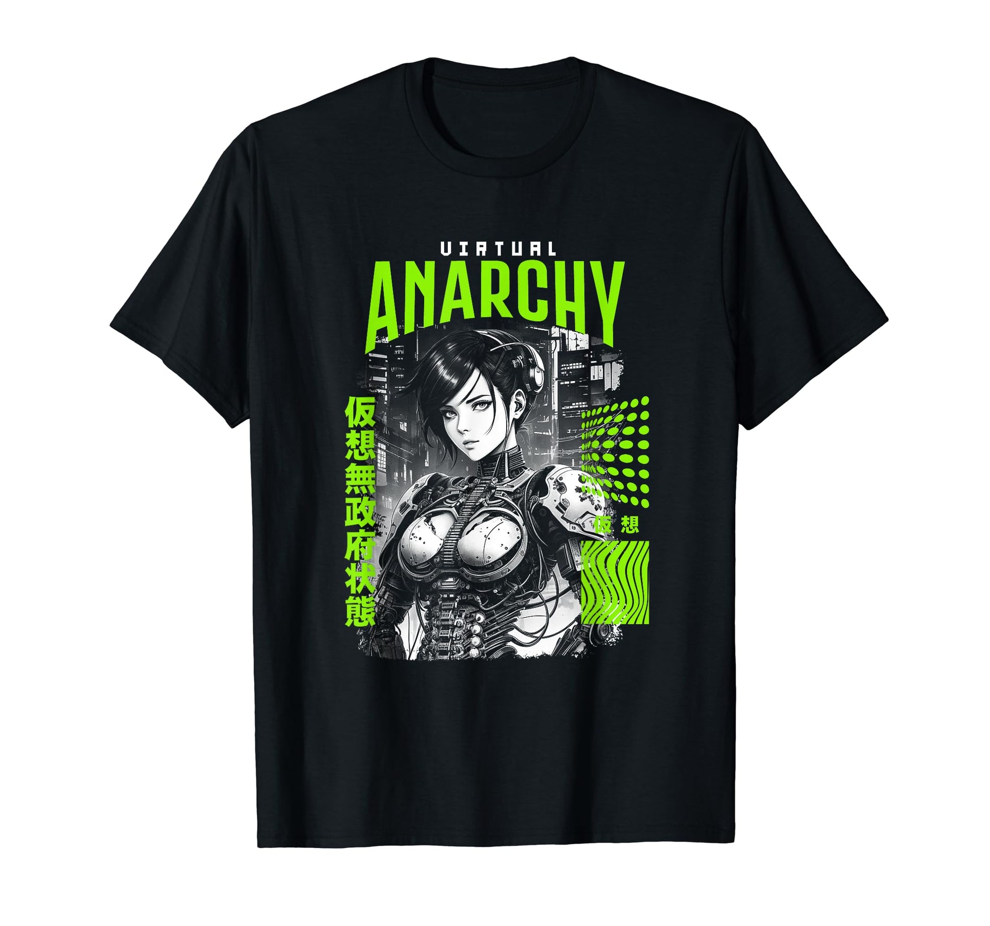 Japanese Anime Urban Cyber Vaporwave T-Shirt - Unique Graphic Unisex - T-Shirt, Sweatshirt, Hoodie
