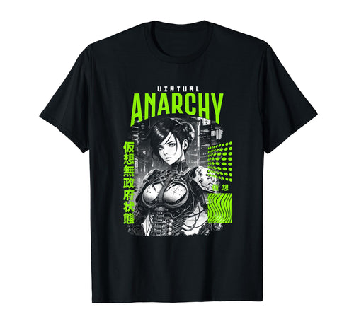 Japanese Anime Urban Cyber Vaporwave T-Shirt - Unique Graphic Unisex - T-Shirt, Sweatshirt, Hoodie