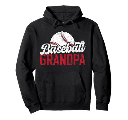 Baseball Grandpa Proud Baseball Player Hoodie - Streetwear Style Men Women - T-Shirt, Sweatshirt, Hoodie