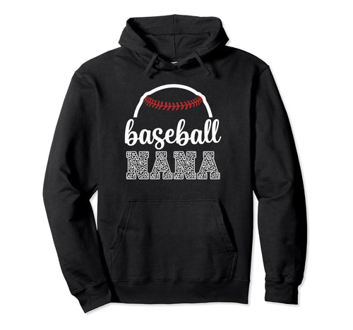 Baseball Nana Gift Baseball Game Day Hoodie - Novelty Apparel Unisex - T-Shirt, Sweatshirt, Hoodie