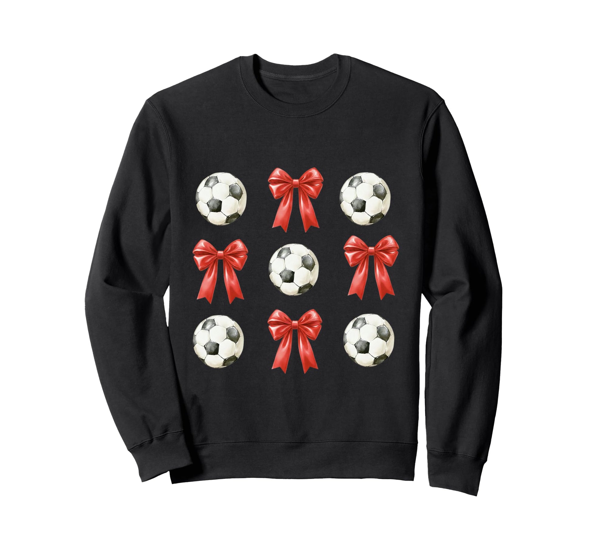 Soccer Mom Red Coquette Bow Sweatshirt - Trendy Graphic Men Women - T-Shirt, Sweatshirt, Hoodie
