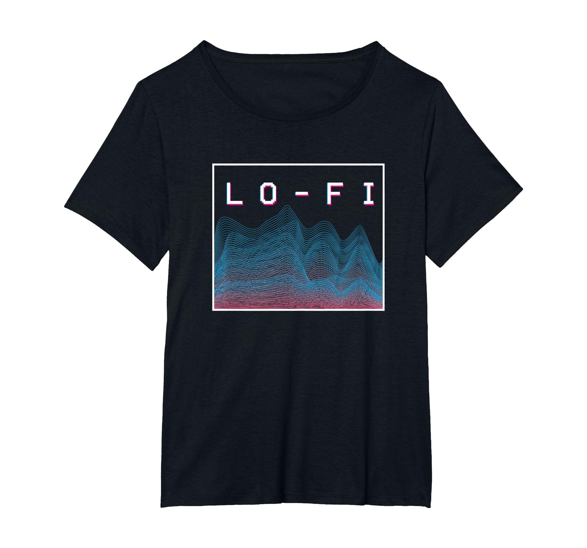 Lo Fi Hip Hop Soundwave Vaporwave T-Shirt - Graphic Print Men Women - T-Shirt, Sweatshirt, Hoodie