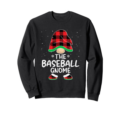 Baseball Gnome Matching Family Sweatshirt - Custom Art Print Unisex - T-Shirt, Sweatshirt, Hoodie