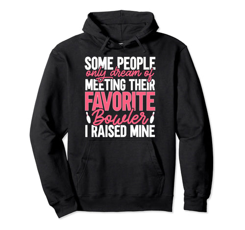 Bowling Mom Favorite Bowler Hoodie - Trendy Graphic Unisex - T-Shirt, Sweatshirt, Hoodie