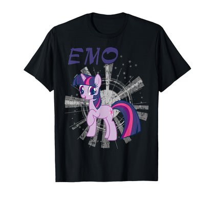 Emo Rainbow Dash Fluttershy Rarity Art T-Shirt - Trendy Graphic Men Women - T-Shirt, Sweatshirt, Hoodie