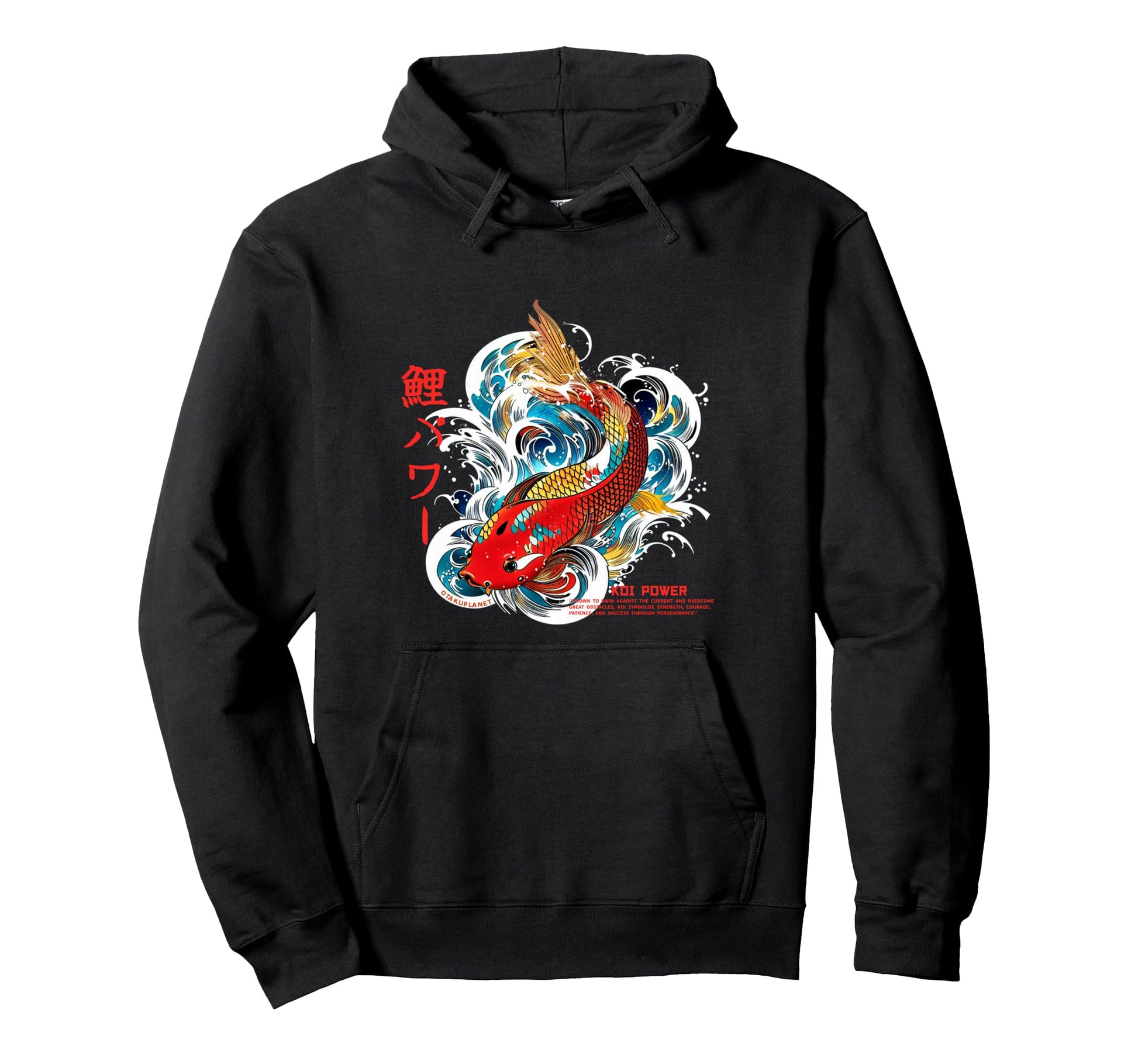 Nishkigoi Or Koi Fish Japanese Hoodie - Custom Art Print Men Women - T-Shirt, Sweatshirt, Hoodie