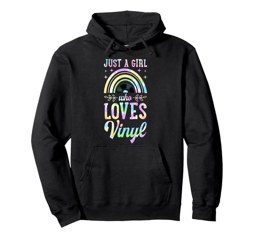 Just Who Loves Vinyl Bohemian Rainbow Hoodie - Trendy Graphic for Adults - T-Shirt, Sweatshirt, Hoodie