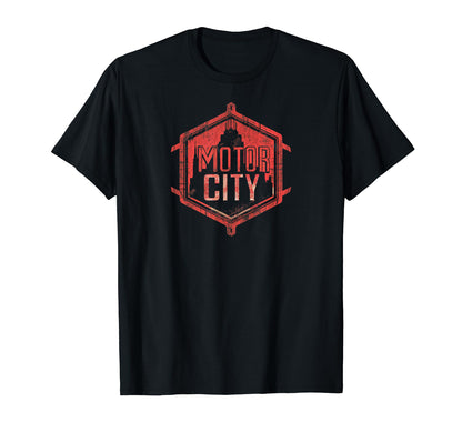 Motor City Grit 90S Grunge Urbandecay Mens T-Shirt - Graphic Print Unisex - T-Shirt, Sweatshirt, Hoodie