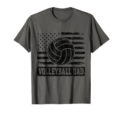 Fathers Day Daddy Papa Volleyball Dad T-Shirt - Graphic Print for Adults - T-Shirt, Sweatshirt, Hoodie