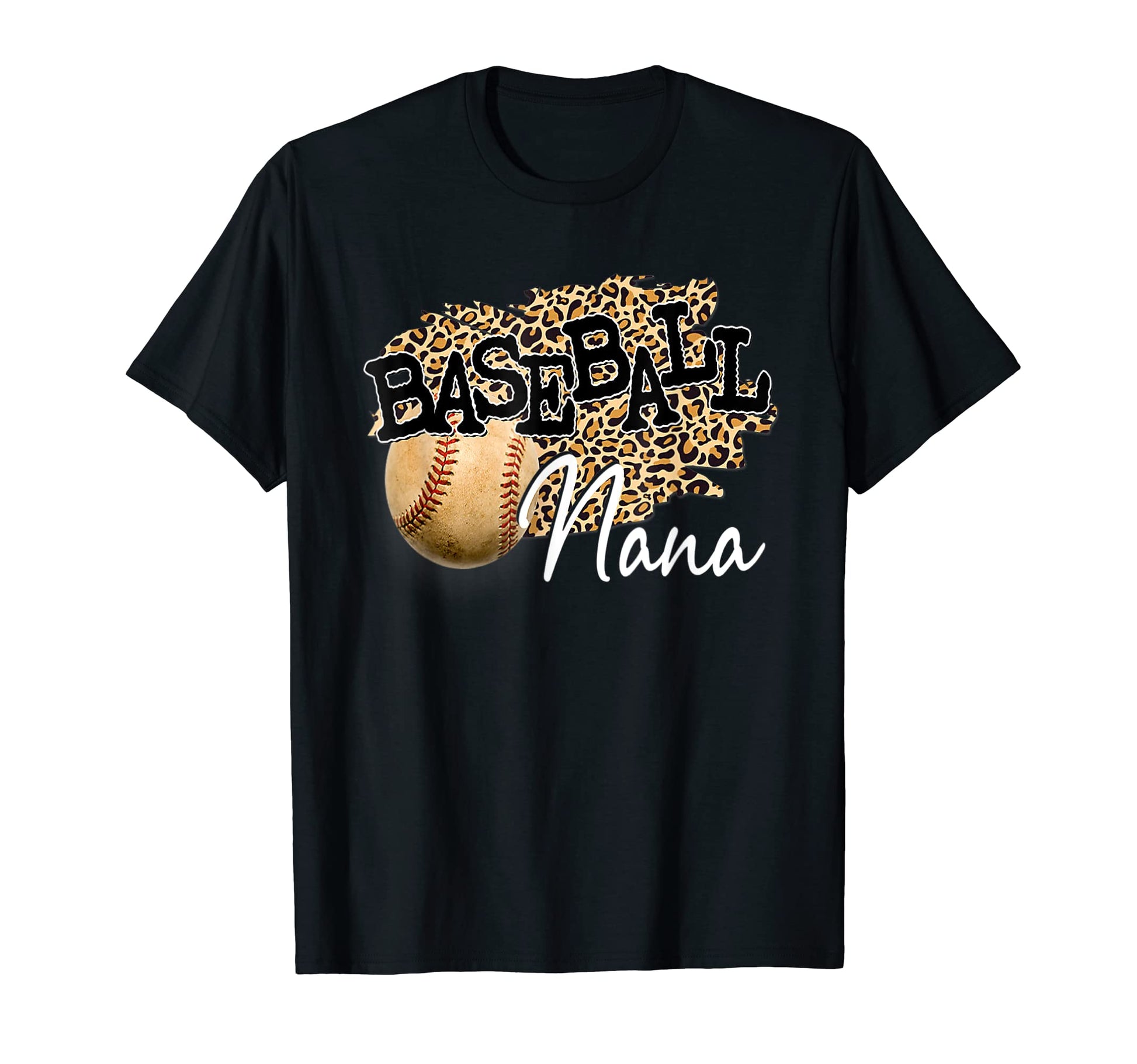 Baseball Nana Leopard Mothers Day T-Shirt - Streetwear Style Unisex - T-Shirt, Sweatshirt, Hoodie