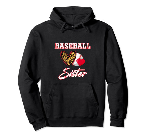 Funny Baseball Sister Baseball Sisters Hoodie - Streetwear Style Unisex - T-Shirt, Sweatshirt, Hoodie