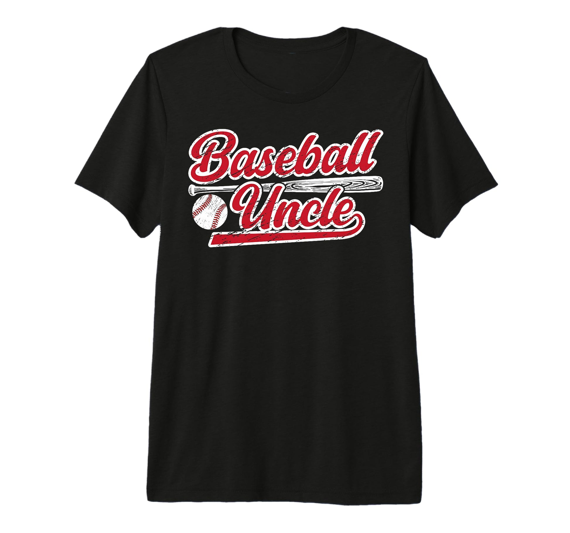 Mens Baseball Uncle Baseball Player T-Shirt - Graphic Print Men Women - T-Shirt, Sweatshirt, Hoodie