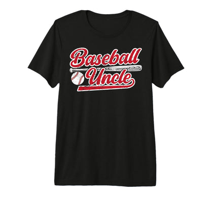 Mens Baseball Uncle Baseball Player T-Shirt - Graphic Print Men Women - T-Shirt, Sweatshirt, Hoodie