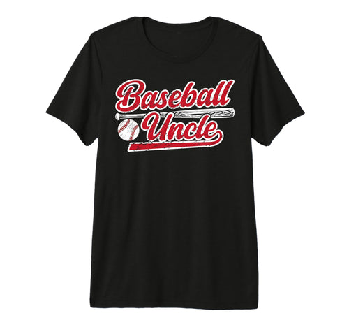 Mens Baseball Uncle Baseball Player T-Shirt - Graphic Print Men Women - T-Shirt, Sweatshirt, Hoodie