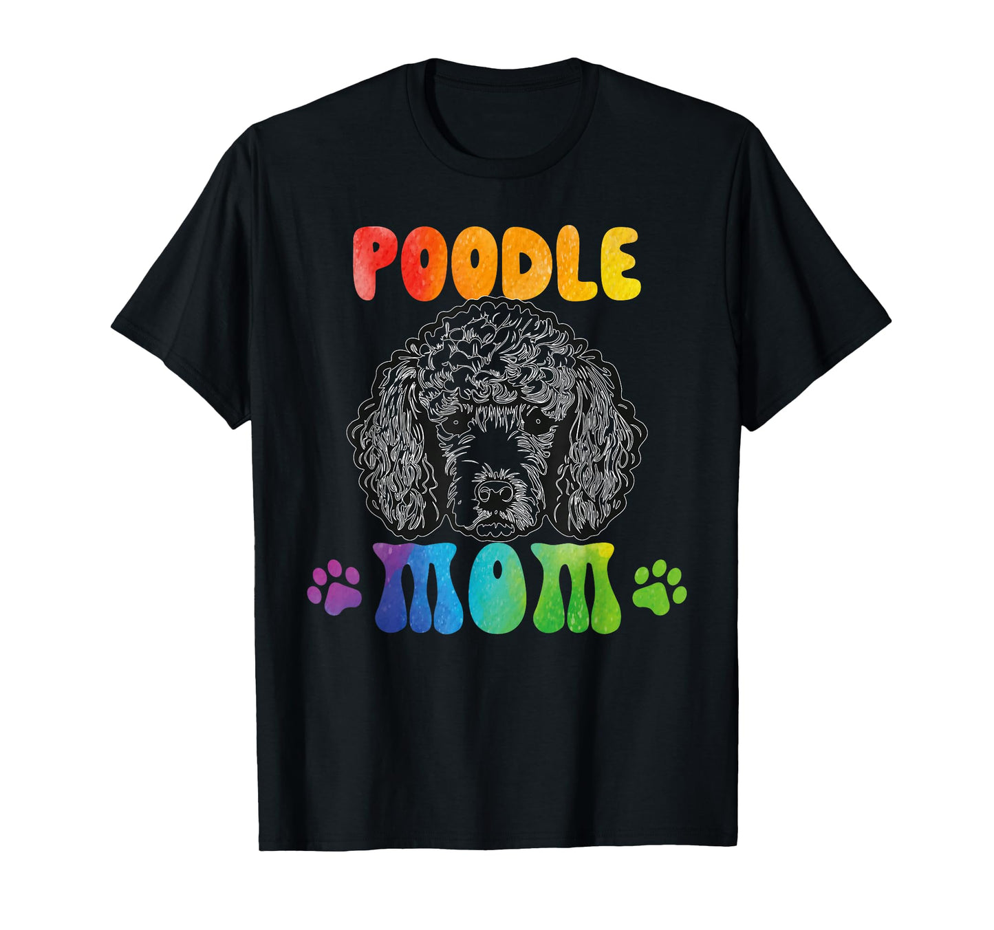 Poodle Mom Dog Lover Owner Funny T-Shirt - Aesthetic Graphic for Adults - T-Shirt, Sweatshirt, Hoodie