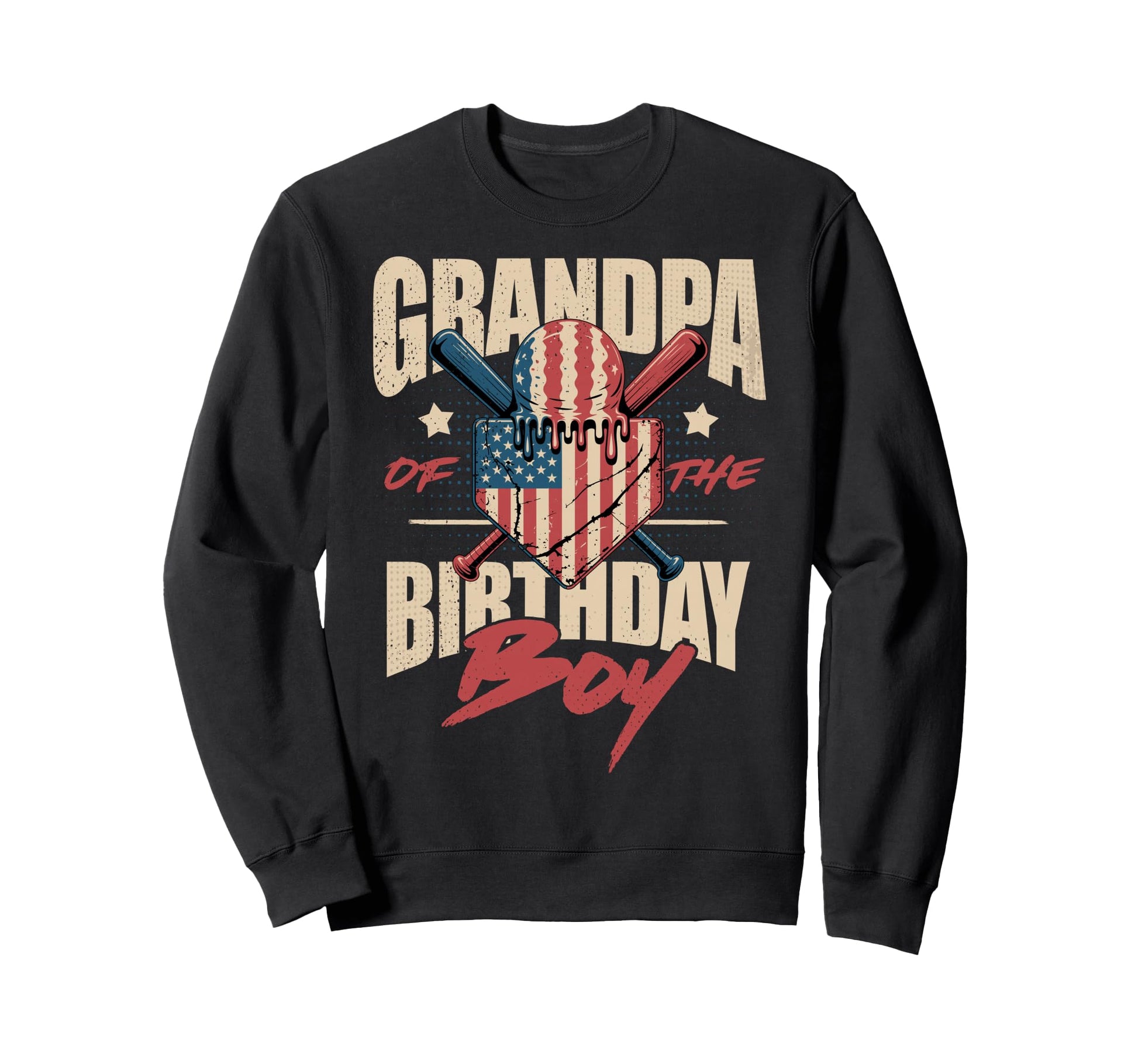 Grandpa Birthday Matching Baseball Sweatshirt - Novelty Apparel Unisex - T-Shirt, Sweatshirt, Hoodie
