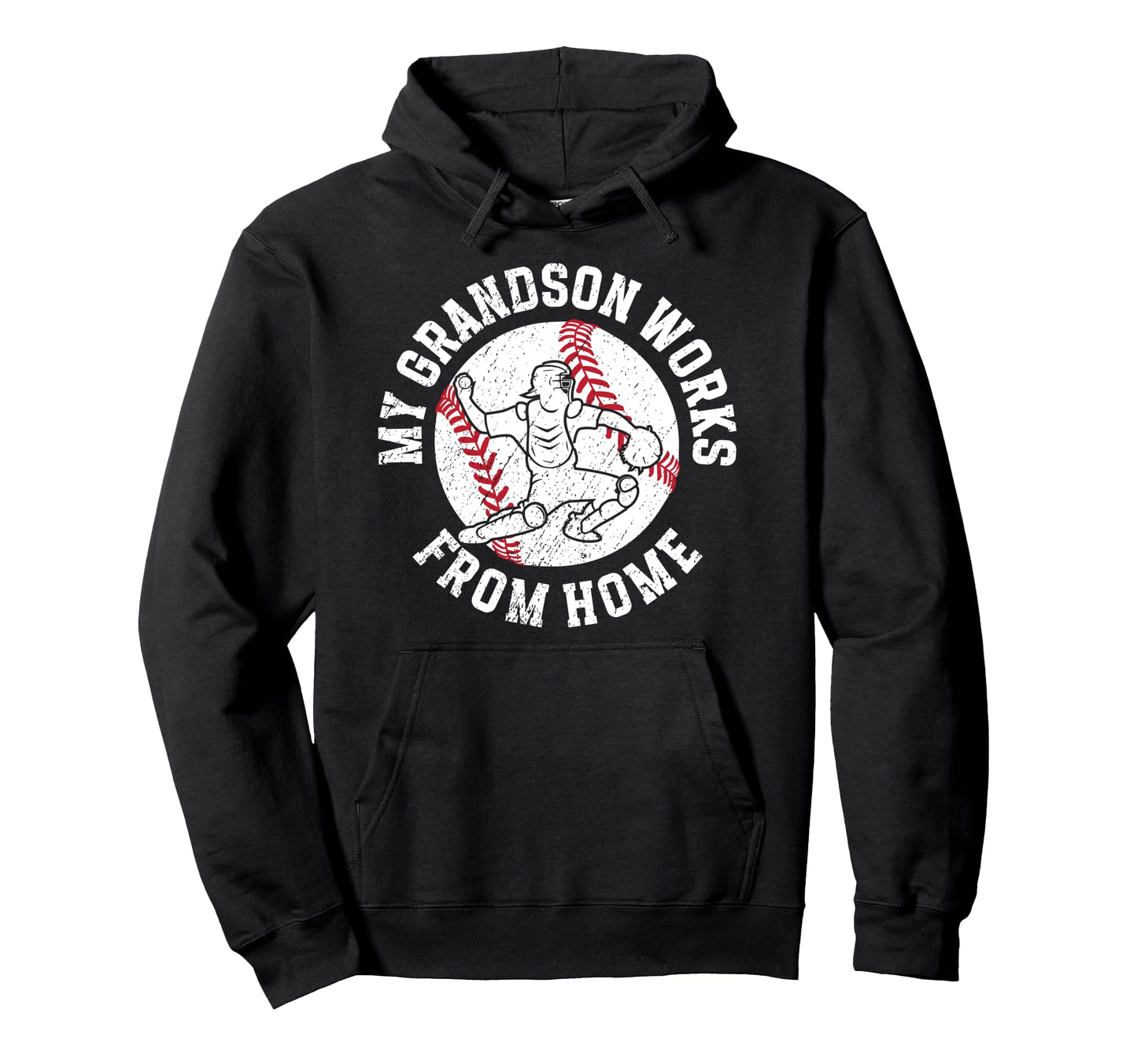 Funny Baseball Catcher Grandma Baseball Hoodie - Aesthetic Graphic Unisex - T-Shirt, Sweatshirt, Hoodie