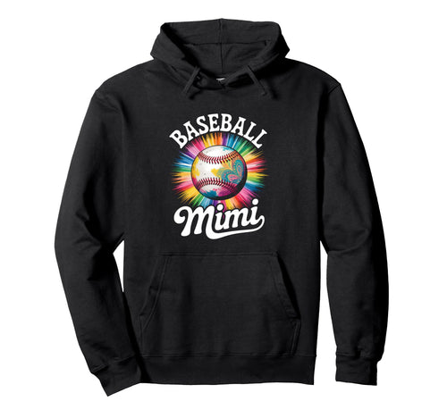 Baseball Mimi Tie Dye Colorful Hoodie - Aesthetic Graphic Men Women - T-Shirt, Sweatshirt, Hoodie