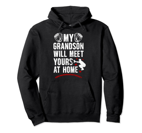 Home Baseball Catcher Grandma Hoodie - Streetwear Style for Adults - T-Shirt, Sweatshirt, Hoodie