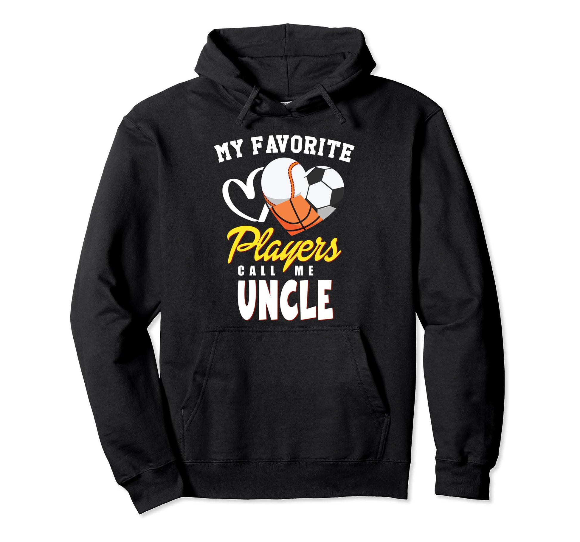 My Favorite Players Baseball Soccer Hoodie - Graphic Print for Adults - T-Shirt, Sweatshirt, Hoodie