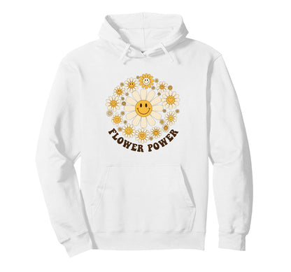 Flower Power Daisy Floral Gifts And Hoodie - Trendy Graphic Men Women - T-Shirt, Sweatshirt, Hoodie