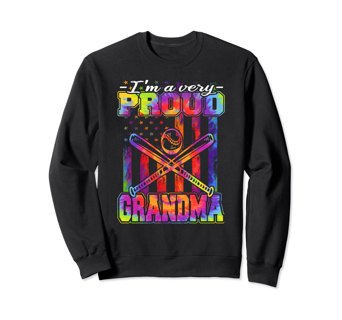 Grandma Baseball Player Baseball Sweatshirt - Unique Graphic Men Women - T-Shirt, Sweatshirt, Hoodie