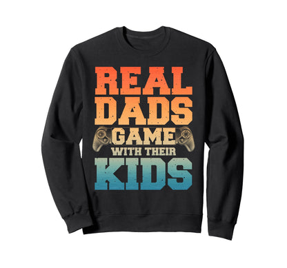 Funny Gamer Dad Art Gaming Dad Daddy Sweatshirt - Unique Graphic Unisex - T-Shirt, Sweatshirt, Hoodie