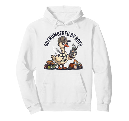 Outnumbered Mom Soccer Mom Hoodie - Casual Everyday Wear for Adults - T-Shirt, Sweatshirt, Hoodie