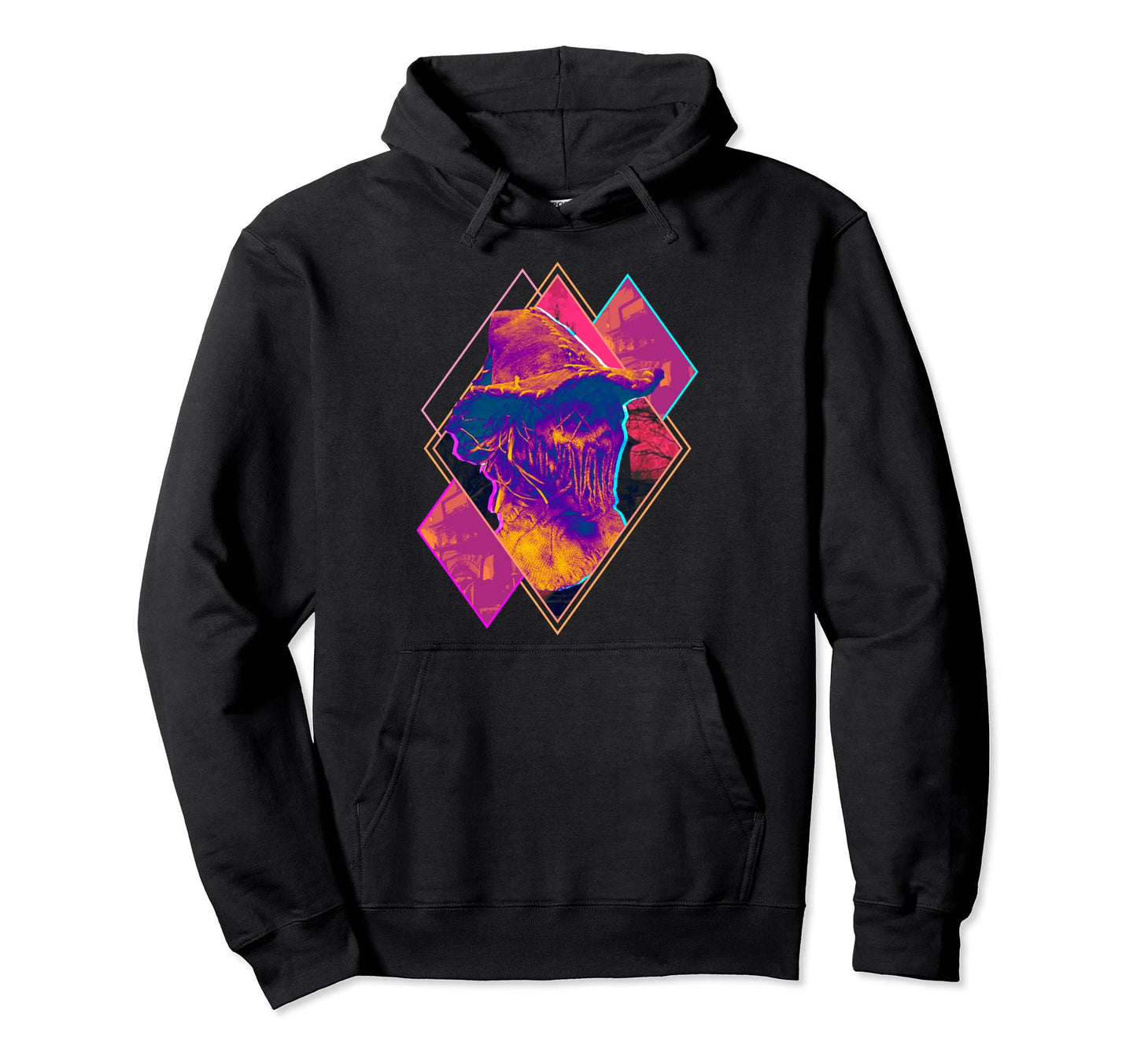 Halloween Scary Scarecrow Creepy Spooky Evil Hoodie - Graphic Print Unisex - T-Shirt, Sweatshirt, Hoodie