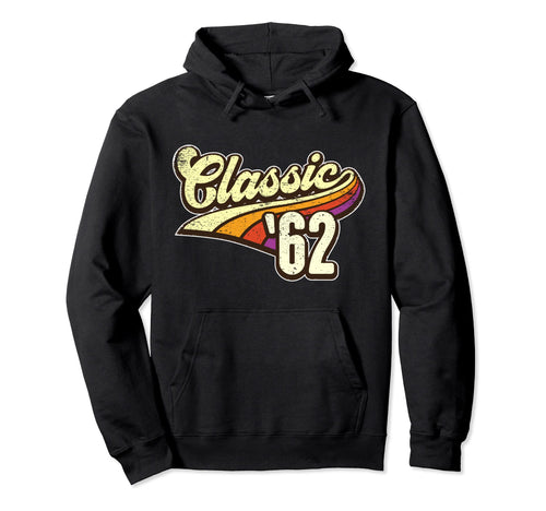 1962 Rainbow Birthday Gift Hoodie - Casual Everyday Wear Unisex - T-Shirt, Sweatshirt, Hoodie