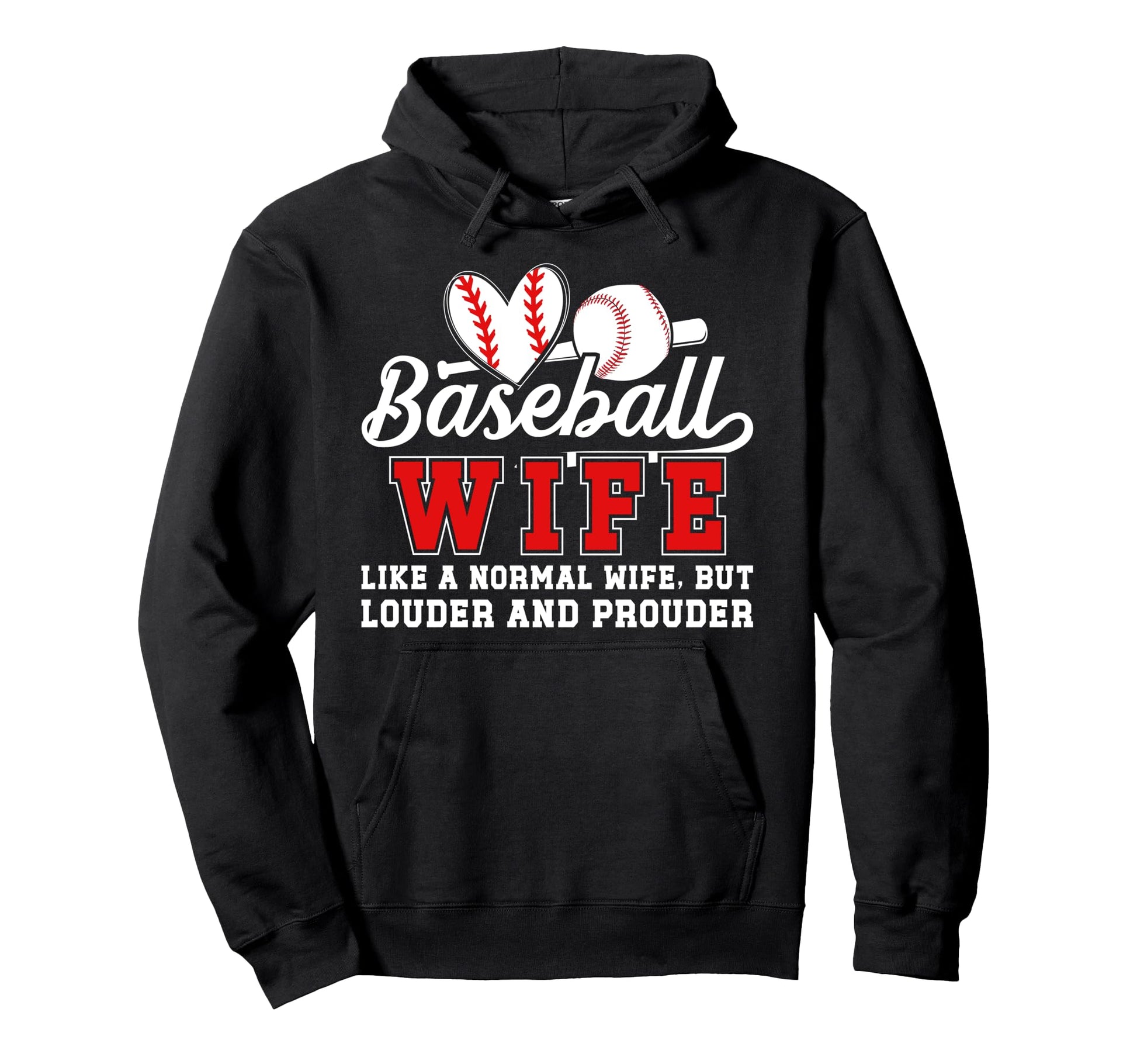 Baseball Wife Definition Wife Baseball Hoodie - Aesthetic Graphic Unisex - T-Shirt, Sweatshirt, Hoodie