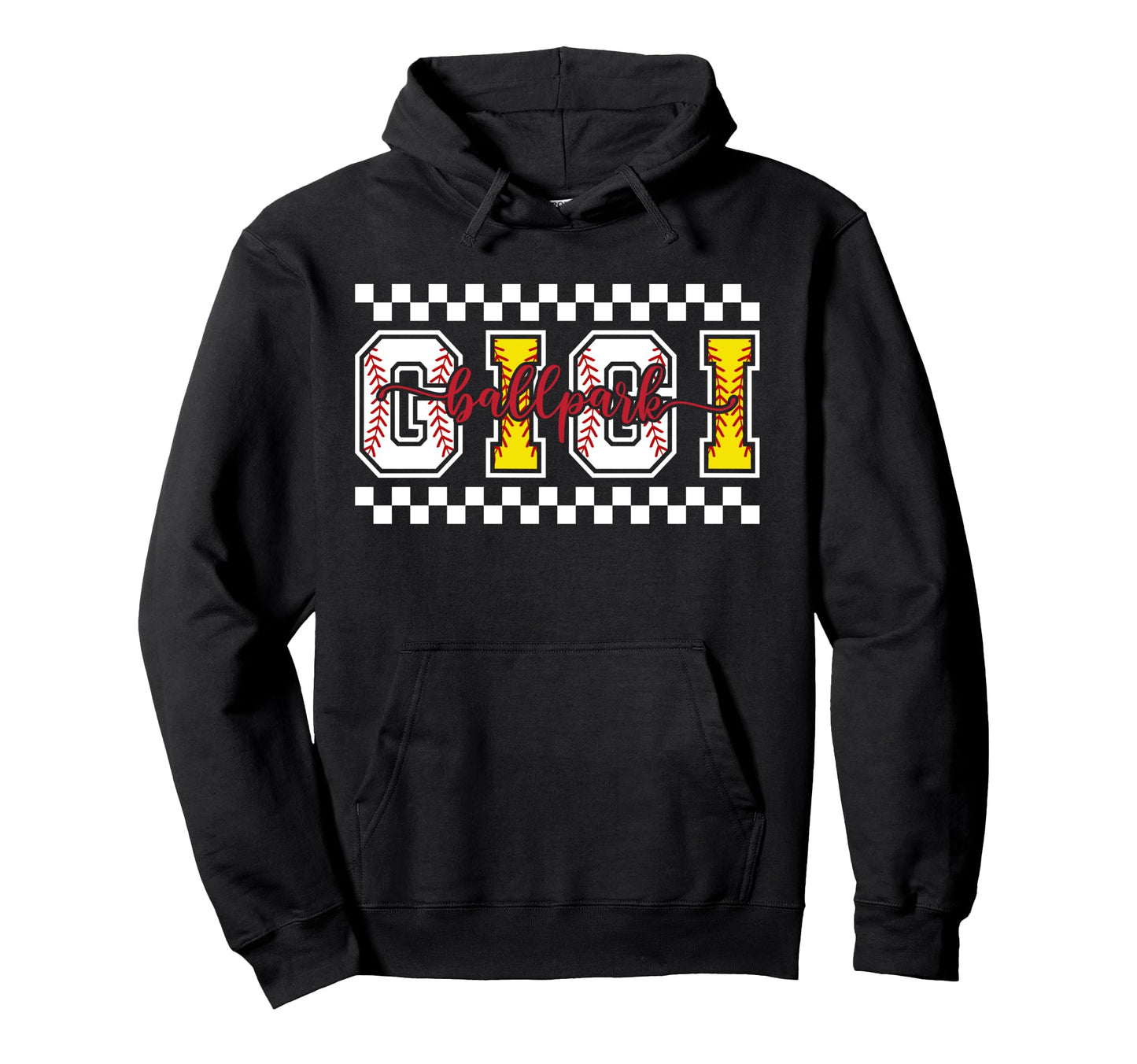 Ballpark Gigi Softball Baseball Gigi Hoodie - Unique Graphic Unisex - T-Shirt, Sweatshirt, Hoodie
