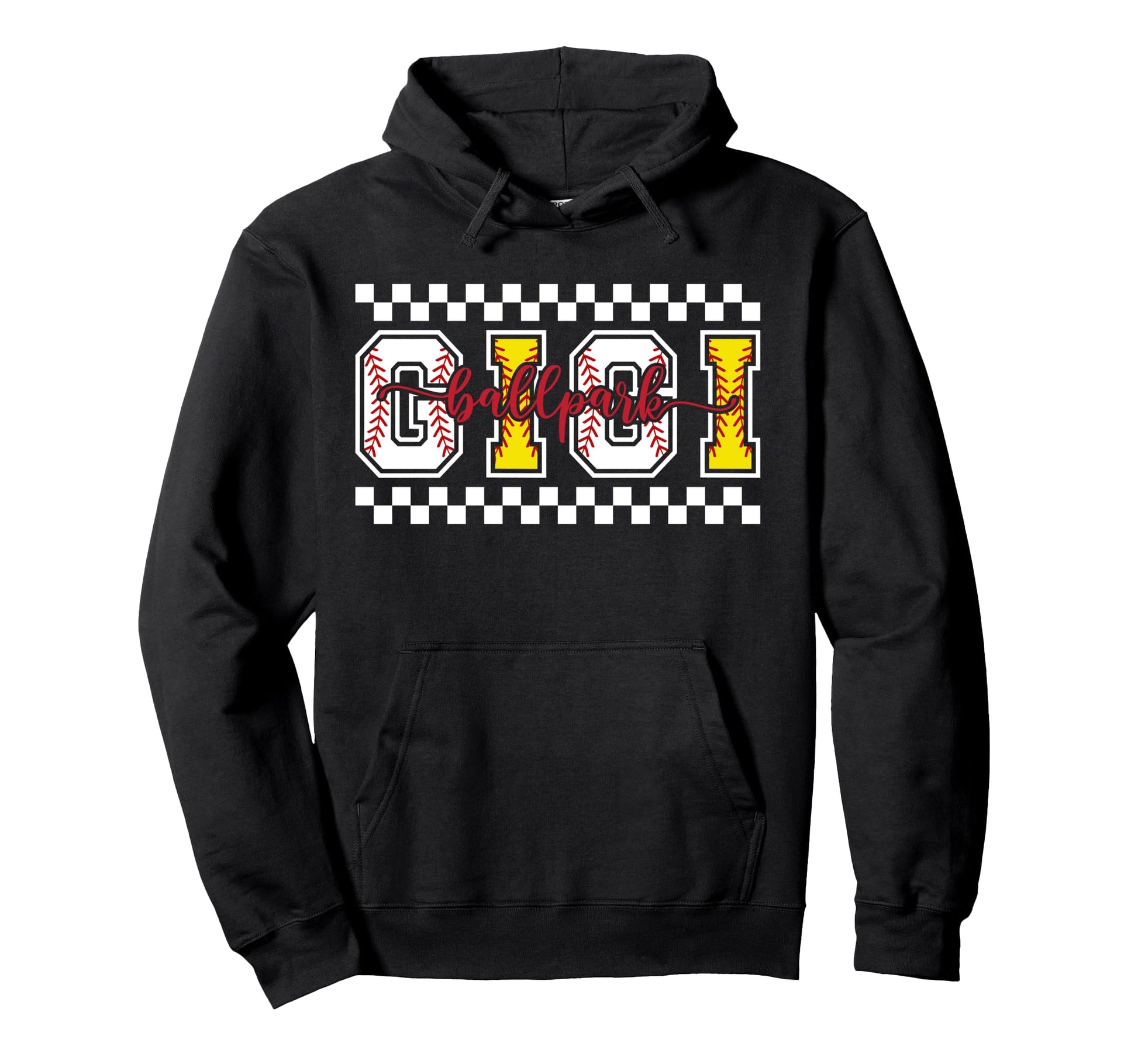 Ballpark Gigi Softball Baseball Gigi Hoodie - Unique Graphic Unisex - T-Shirt, Sweatshirt, Hoodie