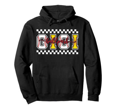 Ballpark Gigi Softball Baseball Gigi Hoodie - Unique Graphic Unisex - T-Shirt, Sweatshirt, Hoodie