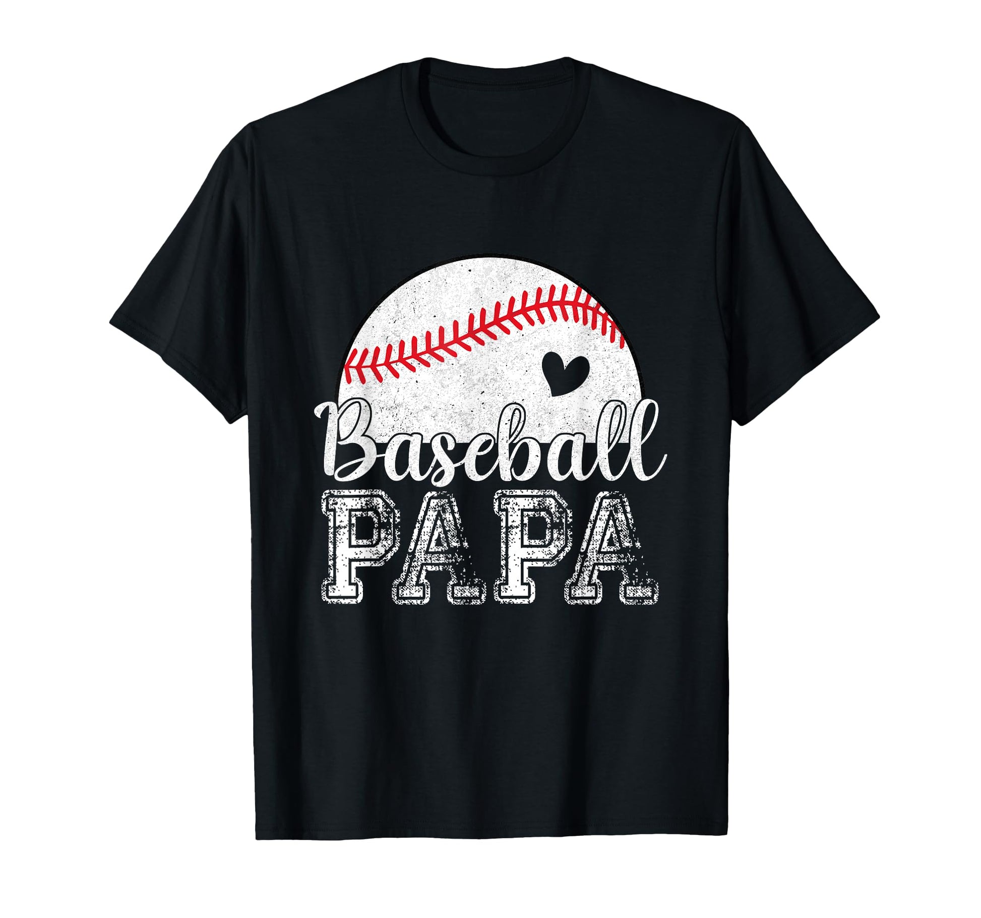 Baseball Papa Gifts Fathers Day Baseball T-Shirt - Custom Art Print Unisex - T-Shirt, Sweatshirt, Hoodie