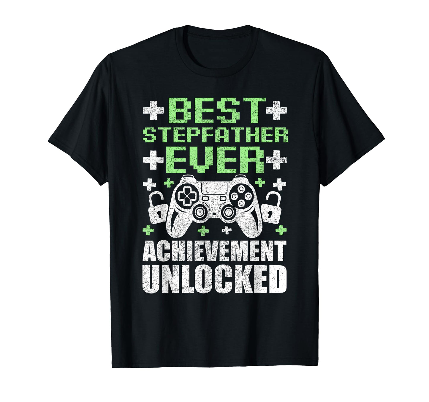 Gamer Stepdad Fathers Day Stepfather T-Shirt - Custom Art Print Unisex - T-Shirt, Sweatshirt, Hoodie