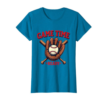 Game Time Ready Baseball Mom T-Shirt - Fun Novelty Design Unisex - T-Shirt, Sweatshirt, Hoodie