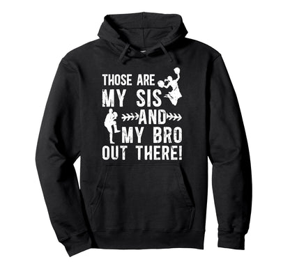 Baseball And Cheer Brother Baseball Hoodie - Fun Novelty Design for Adults - T-Shirt, Sweatshirt, Hoodie