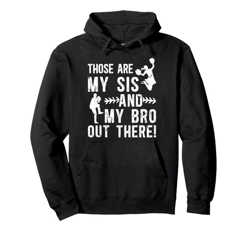 Baseball And Cheer Brother Baseball Hoodie - Fun Novelty Design for Adults - T-Shirt, Sweatshirt, Hoodie