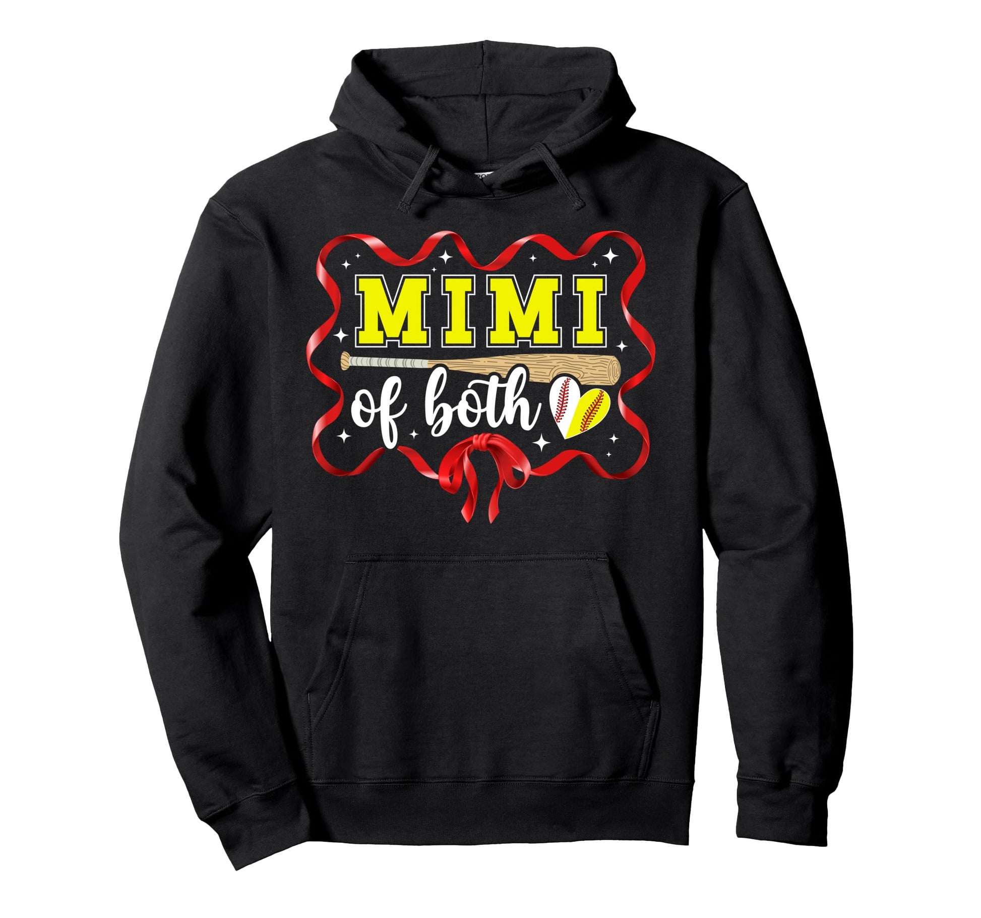 Mimi Both Coquette Baseball Hoodie - Fun Novelty Design for Adults - T-Shirt, Sweatshirt, Hoodie