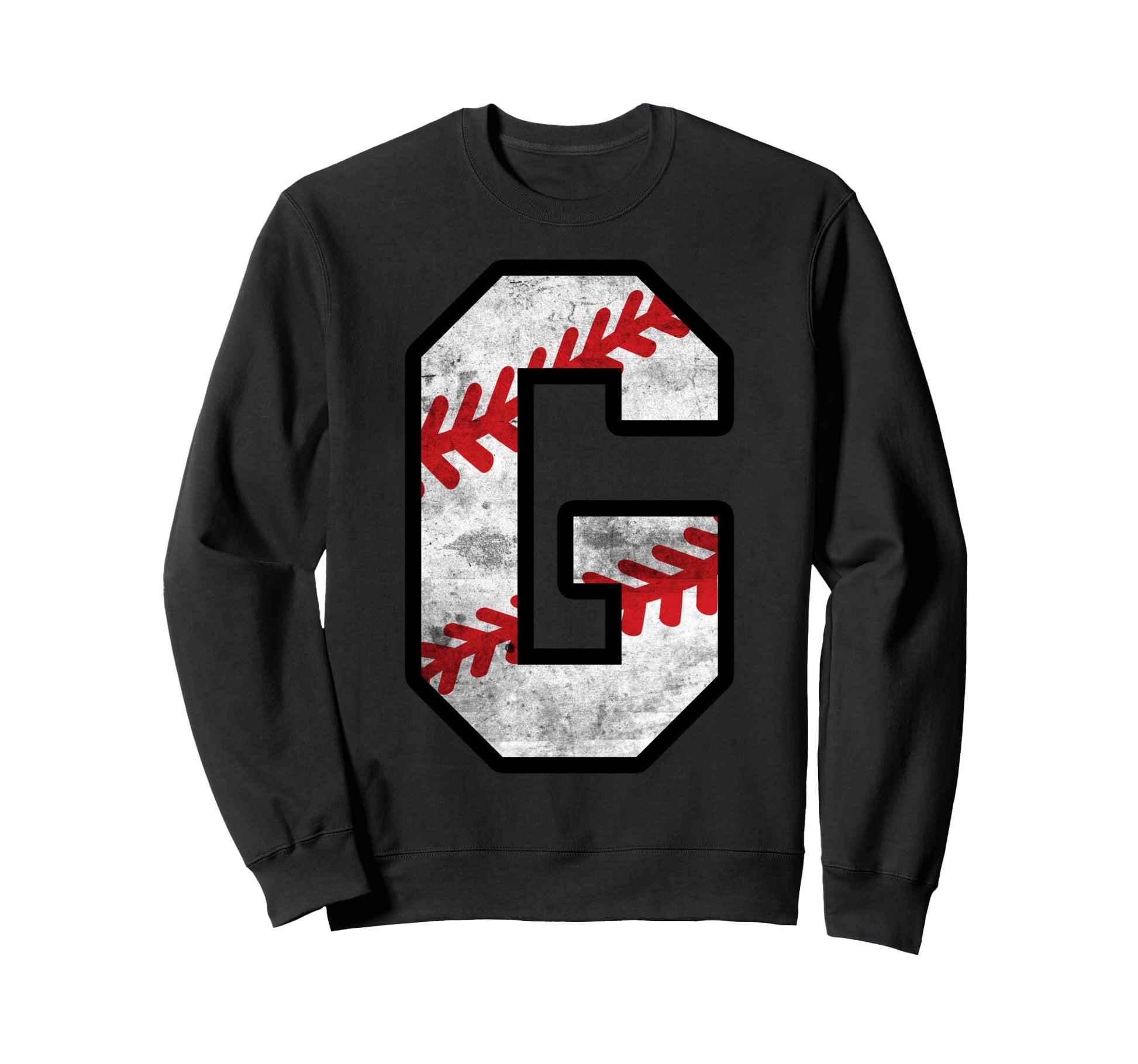 Distressed Baseball Letter G Sweatshirt - Trendy Graphic Unisex - T-Shirt, Sweatshirt, Hoodie