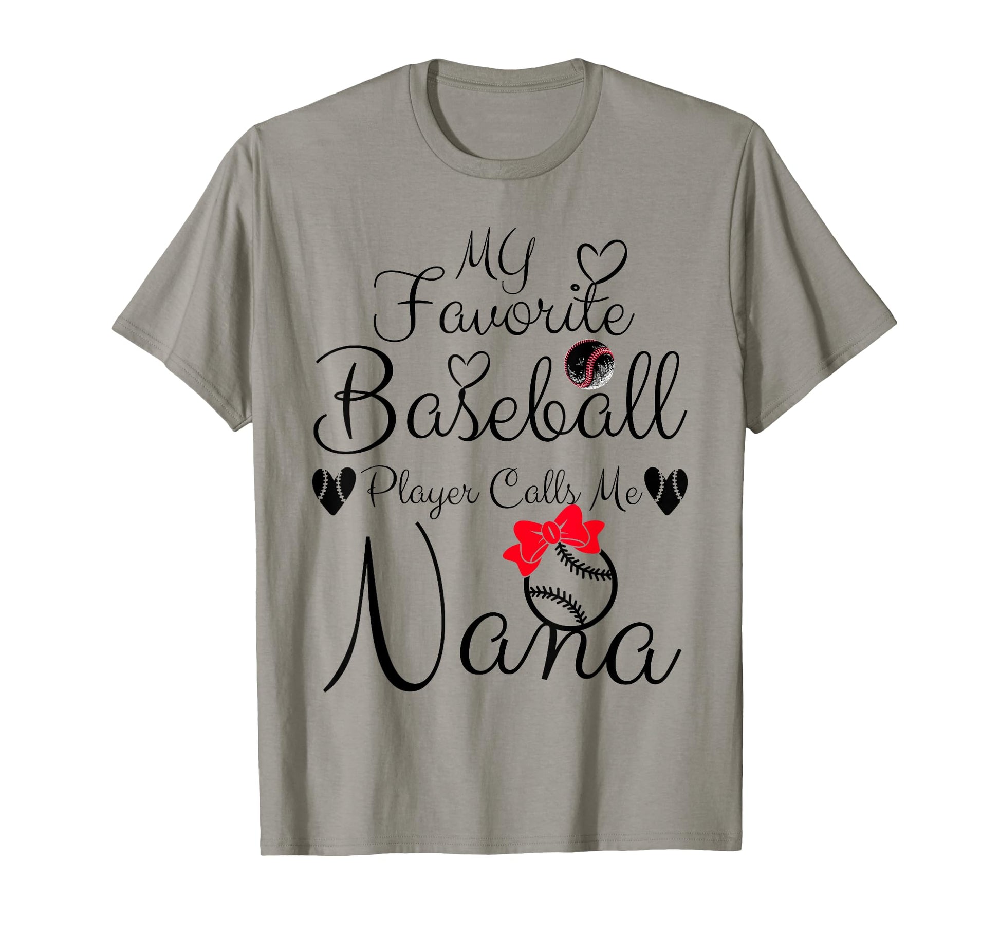 My Favorite Baseball Player Calls T-Shirt - Fun Novelty Design for Adults - T-Shirt, Sweatshirt, Hoodie