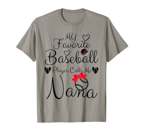 My Favorite Baseball Player Calls T-Shirt - Fun Novelty Design for Adults - T-Shirt, Sweatshirt, Hoodie