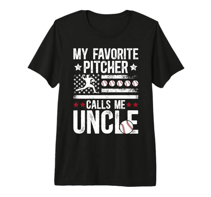 Mens My Favorite Baseball Pitcher T-Shirt - Fun Novelty Design Unisex - T-Shirt, Sweatshirt, Hoodie